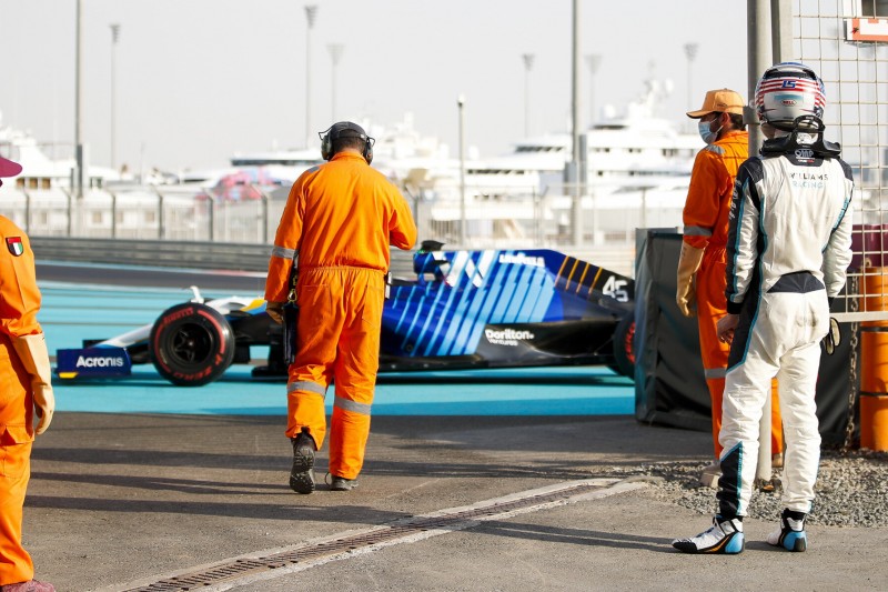 Logan Sargeant (Williams) beim Formel-1-Test von Abu Dhabi 2021